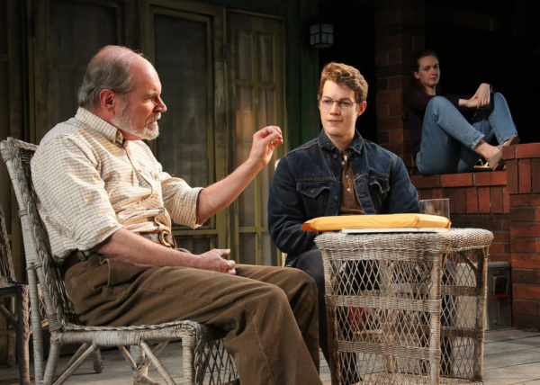 Mark S. Cartier, Wes Williams and Monica Giordano in Cape Rep Theatre''s ''Proof'' Photo