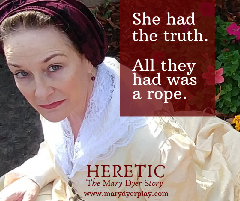 Interview: Shannon Cain's Interview With Jeanmarie Simpson - Previewing The 2020 Release Of HERETIC - THE MARY DYER STORY Image