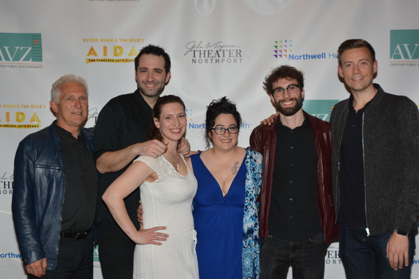 Music Director Lena Gabrielle, Laura Shubert (Sound Design) with members of the band  Photo