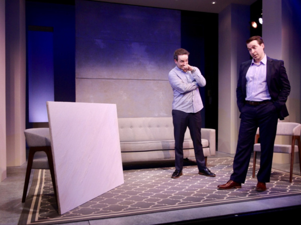 Josh Powell (left, Serge) and Brian Sgambati (Marc) star in ART, Yasmina Reza''s inte Photo