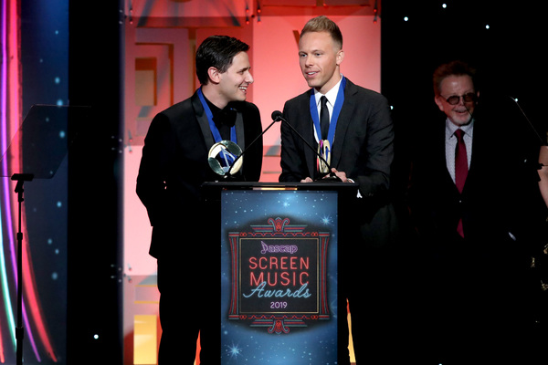 Photo Flash: Stephen Schwartz Presents Benj Pasek and Justin Paul with the ASCAP Vanguard Award Image