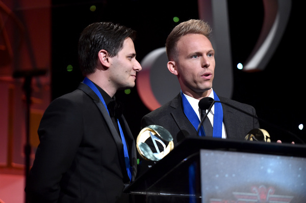 Photo Flash: Stephen Schwartz Presents Benj Pasek and Justin Paul with the ASCAP Vanguard Award Image