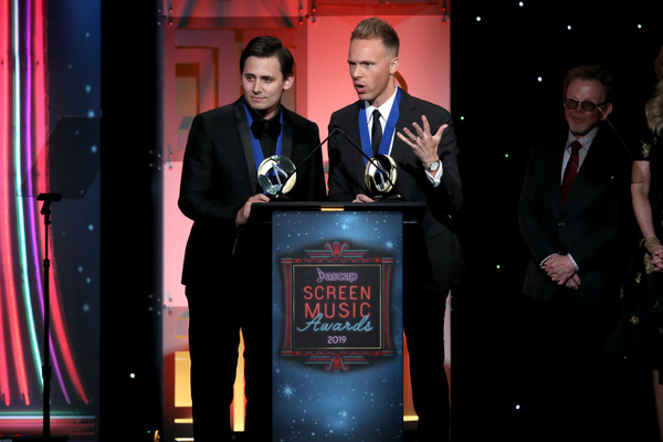 Photo Flash: Stephen Schwartz Presents Benj Pasek and Justin Paul with the ASCAP Vanguard Award Image
