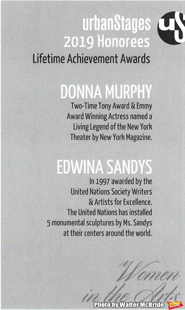 Photo Coverage: Urban Stages' 35th Anniversary Gala Honors Donna Murphy and More Image