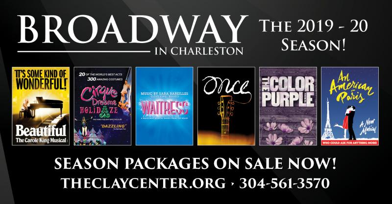 Just Announced! THE CLAY CENTER'S BROADWAY IN CHARLESTON 2019-2020 SEASON! Image