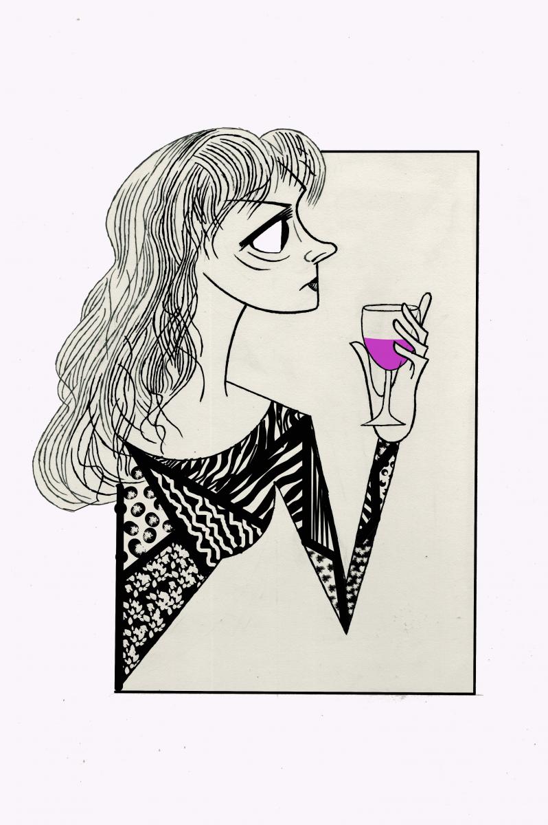 BWW Exclusive: Ken Fallin Draws the Stage - Susan Sarandon in HAPPY TALK Image
