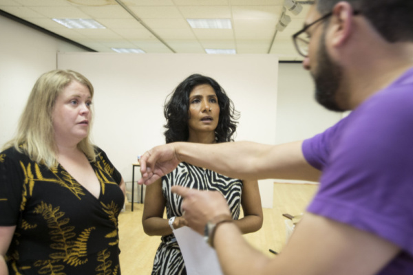 Photo Flash: Inside Rehearsal For The Premiere Of The Stage Adaptation Of BLACK TEETH AND A BRILLIANT SMILE 