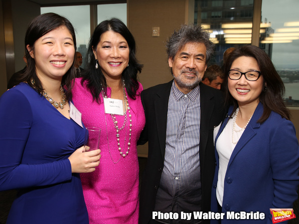 Arianna Chang, Nadine Wong, David Henry Hwang and Audrey Choi  Photo