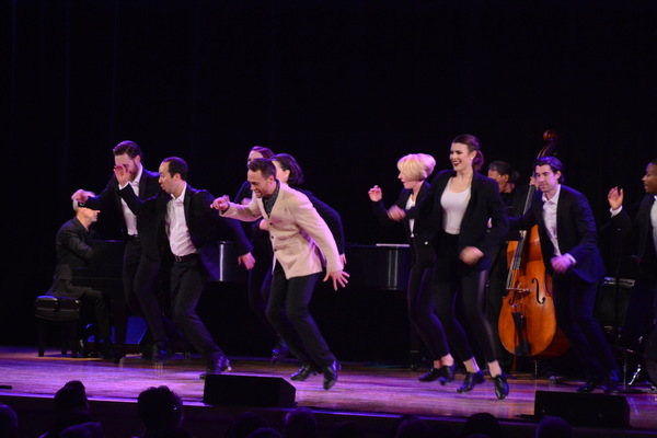 Danny Gardner and the Broadway by The Year Dance Troupe that includes Lamont Brown, B Photo