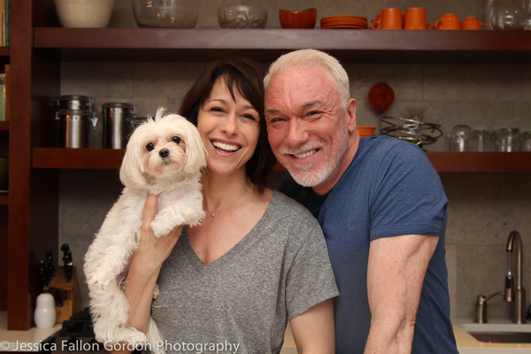 Tails of Broadway: Tony Nominee Patrick Page Poses with Georgie! Image
