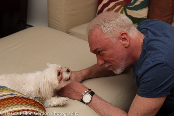 Tails of Broadway: Tony Nominee Patrick Page Poses with Georgie! 