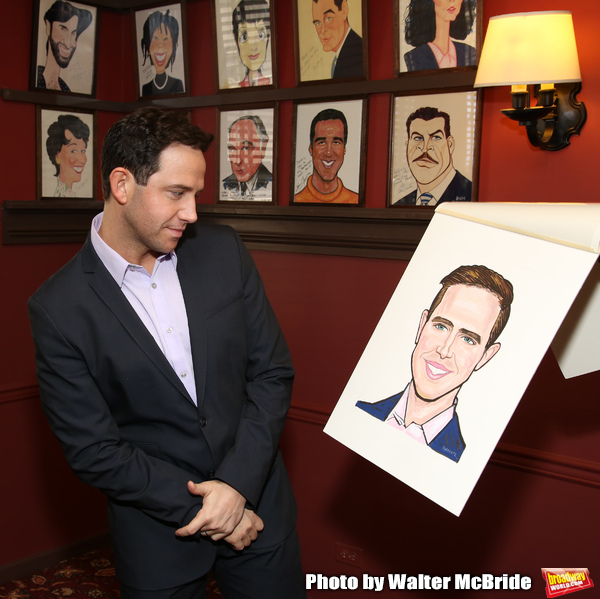 Photo Coverage: TOOTSIE Star Santino Fontana Gets His Very Own Sardi's Portrait Image