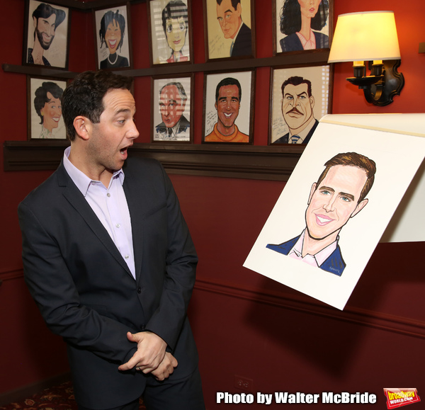 Photo Coverage: TOOTSIE Star Santino Fontana Gets His Very Own Sardi's Portrait Image