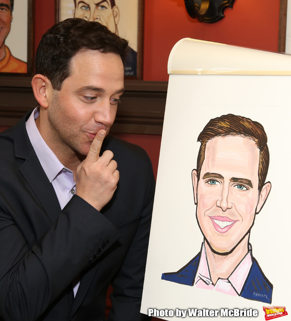 Photo Coverage: TOOTSIE Star Santino Fontana Gets His Very Own Sardi's Portrait Image