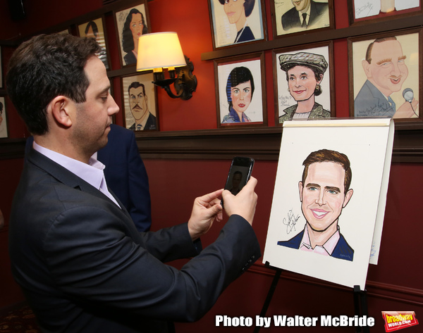 Photo Coverage: TOOTSIE Star Santino Fontana Gets His Very Own Sardi's Portrait Image