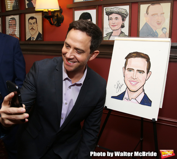 Photo Coverage: TOOTSIE Star Santino Fontana Gets His Very Own Sardi's Portrait Image