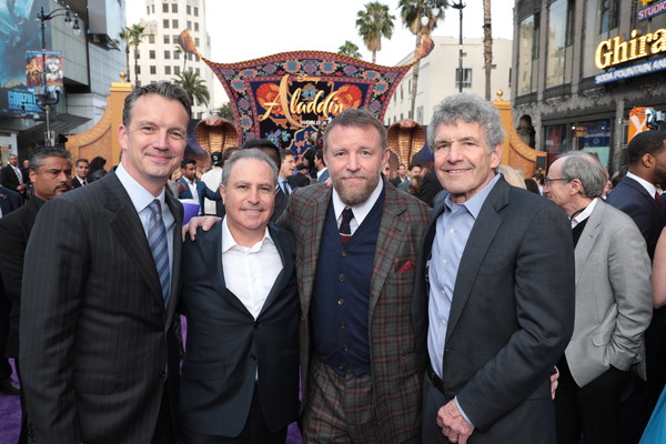 Peter Rice, Alan Bergman, Director Guy Ritchie and Alan Horn Photo