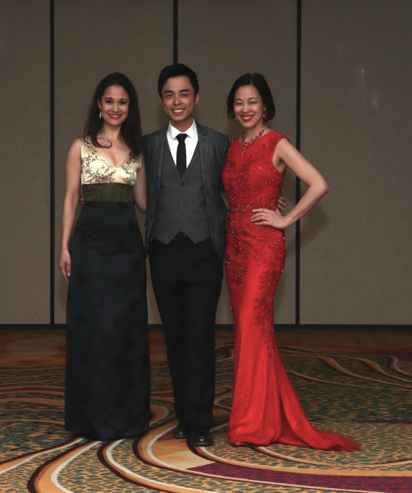 Ali Ewoldt, Jonny Lee, Jr., Lia Chang attend the 2019 CRWDA Awards Gala at the Marrio Photo