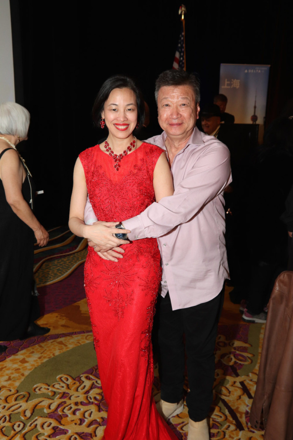 Lia Chang and Tzi Ma attend the 2019 CRWDA Awards Gala at the Marriott Downtown City  Photo