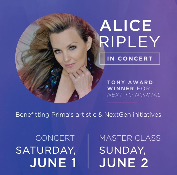 Save $55 Off Tickets to See Tony Winner Alice Ripley in Concert in Lancaster, PA Benefitting Prima Theatre Image