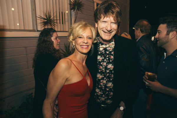 Cast member Sandy Bainum with Steven Stanley Photo