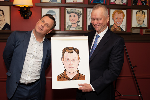 Photo Coverage: THE PROM'S Brooks Ashmanskas Receives Sardi's Portrait! Image