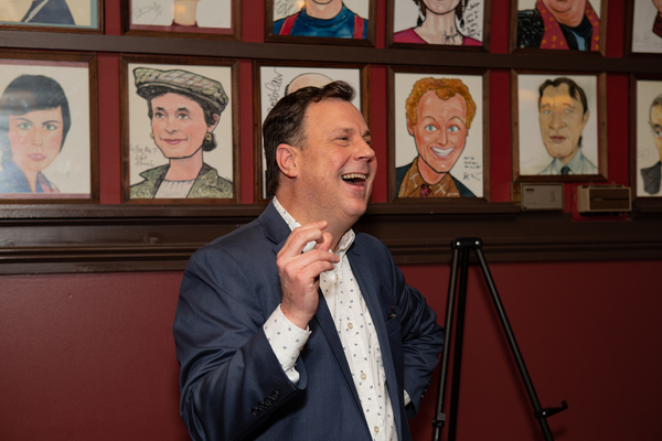 Photo Coverage: THE PROM'S Brooks Ashmanskas Receives Sardi's Portrait! Image