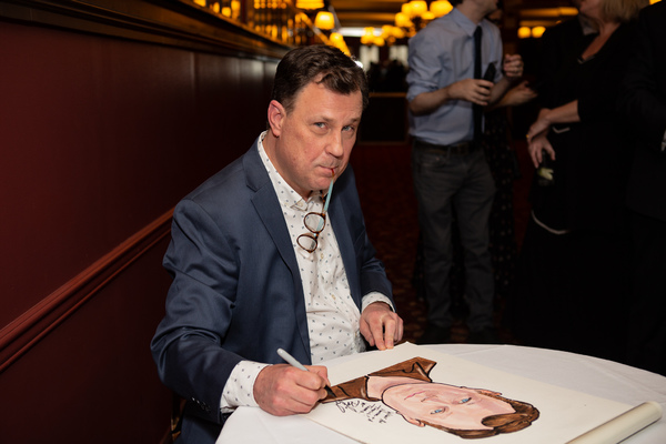 Photo Coverage: THE PROM'S Brooks Ashmanskas Receives Sardi's Portrait! Image