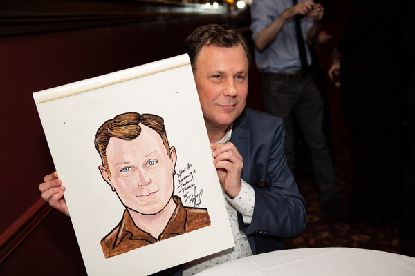 Photo Coverage: THE PROM'S Brooks Ashmanskas Receives Sardi's Portrait! Image