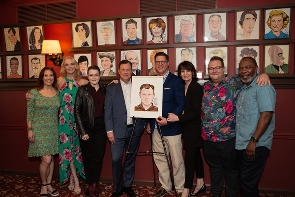 Photo Coverage: THE PROM'S Brooks Ashmanskas Receives Sardi's Portrait! Image
