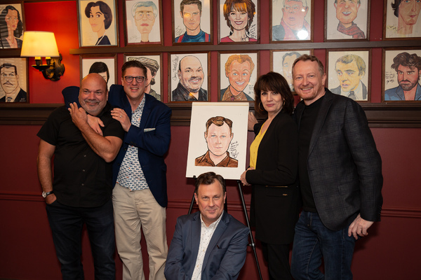 Photo Coverage: THE PROM'S Brooks Ashmanskas Receives Sardi's Portrait! Image