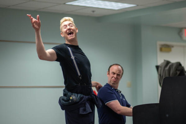 Photo Flash: In Rehearsal With Hope Summer Rep's MURDER FOR TWO Image