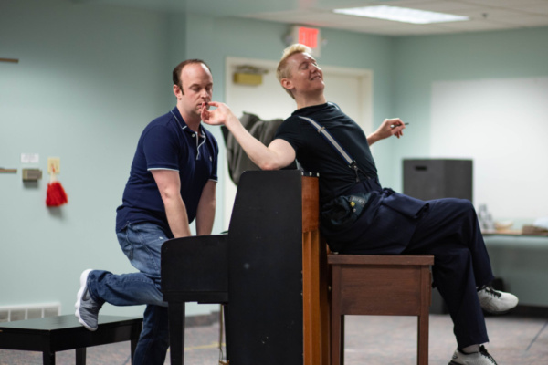 Photo Flash: In Rehearsal With Hope Summer Rep's MURDER FOR TWO Image