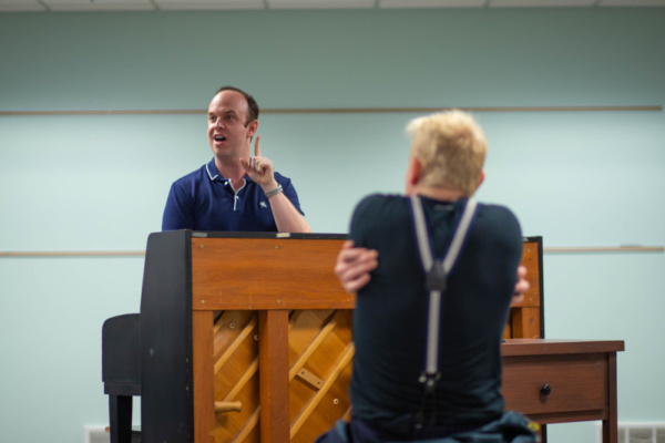 Photo Flash: In Rehearsal With Hope Summer Rep's MURDER FOR TWO Image