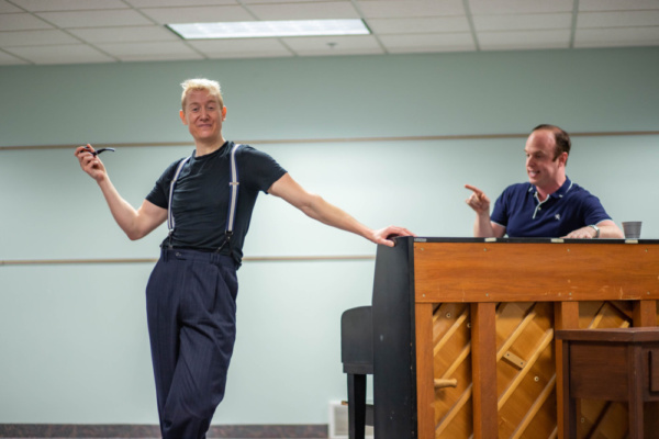Photo Flash: In Rehearsal With Hope Summer Rep's MURDER FOR TWO Image