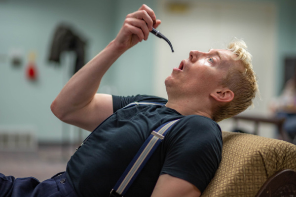 Photo Flash: In Rehearsal With Hope Summer Rep's MURDER FOR TWO Image