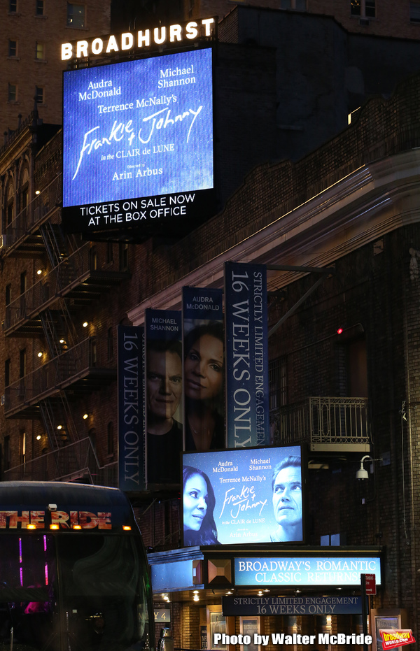 Theatre Marquee for the Opening Night Performance of 