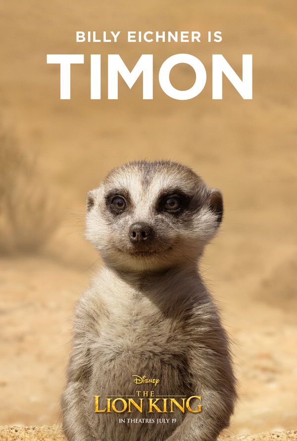 Photo Flash: Disney Marks 50 Days Until THE LION KING With Character Posters Image