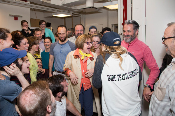 Photo Flash: Patti LuPone, Marc Shaiman, and Scott Wittman Visit FIDDLER ON THE ROOF IN YIDDISH Image