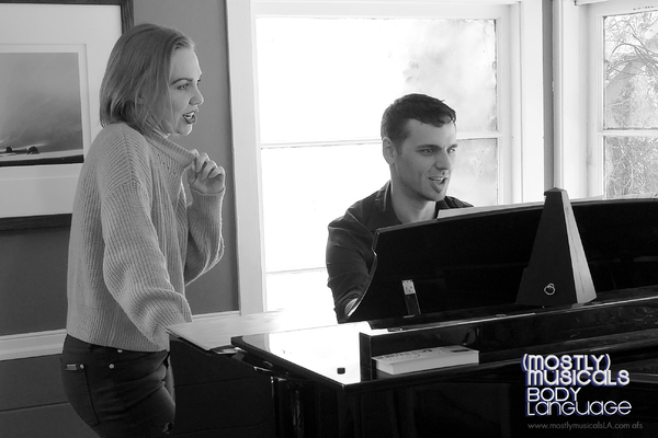 Photo Flash: Inside Rehearsal For (mostly)musicals: BODY LANGUAGE Image