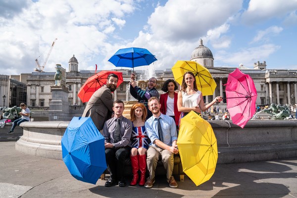 Photo Flash: Iconic FRIENDS Image Re-created to Mark West End Premiere of EDUCATION, EDUCATION, EDUCATION Image