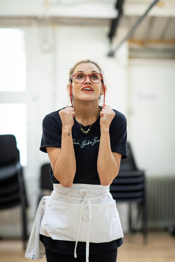 Photo Flash: First Look at Ashley Roberts and Lucie Jones in Rehearsal for WAITRESS Image