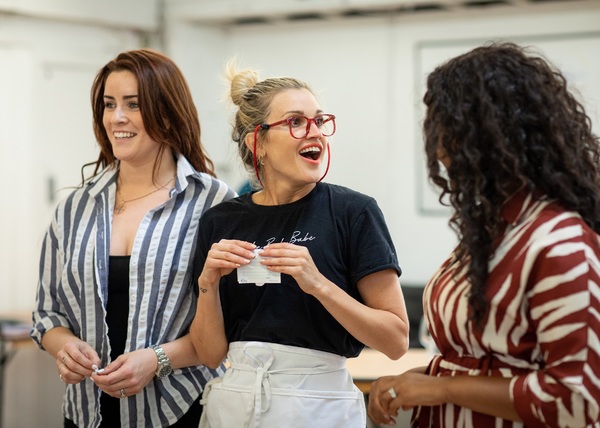 Photo Flash: First Look at Ashley Roberts and Lucie Jones in Rehearsal for WAITRESS Image