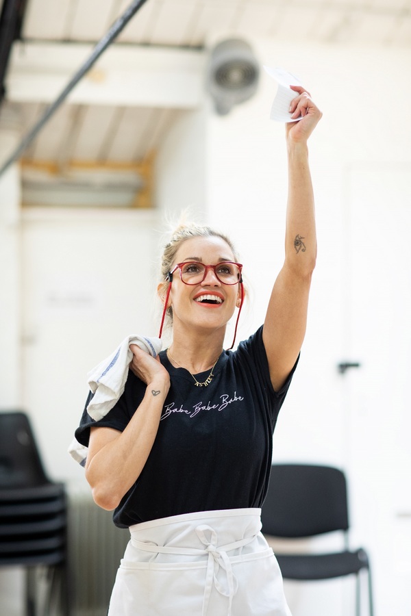 Photo Flash: First Look at Ashley Roberts and Lucie Jones in Rehearsal for WAITRESS Image