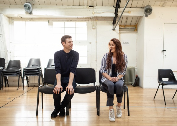 Photo Flash: First Look at Ashley Roberts and Lucie Jones in Rehearsal for WAITRESS Image