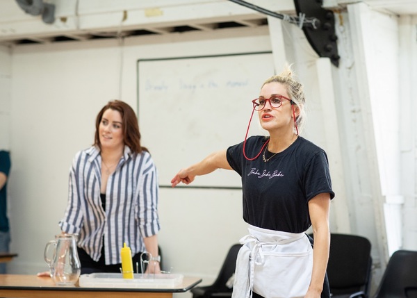 Photo Flash: First Look at Ashley Roberts and Lucie Jones in Rehearsal for WAITRESS Image