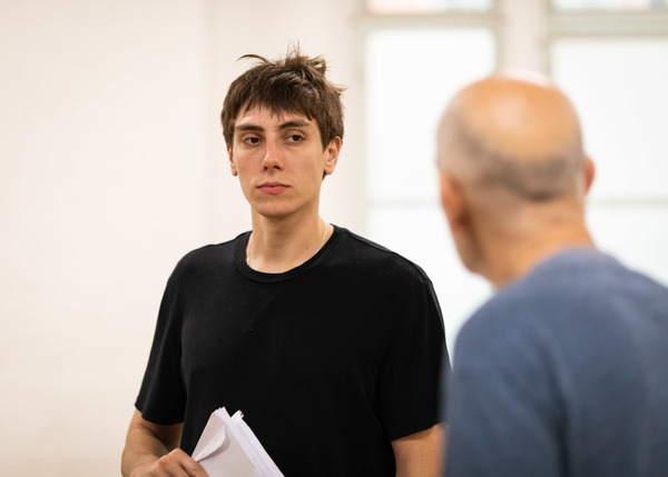 Photo Flash: In Rehearsal With John Malkovich and the Cast of BITTER WHEAT Image