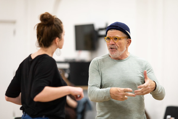 Photo Flash: In Rehearsal With John Malkovich and the Cast of BITTER WHEAT Image