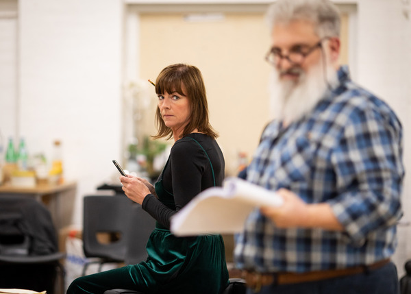 Photo Flash: In Rehearsal With John Malkovich and the Cast of BITTER WHEAT Image