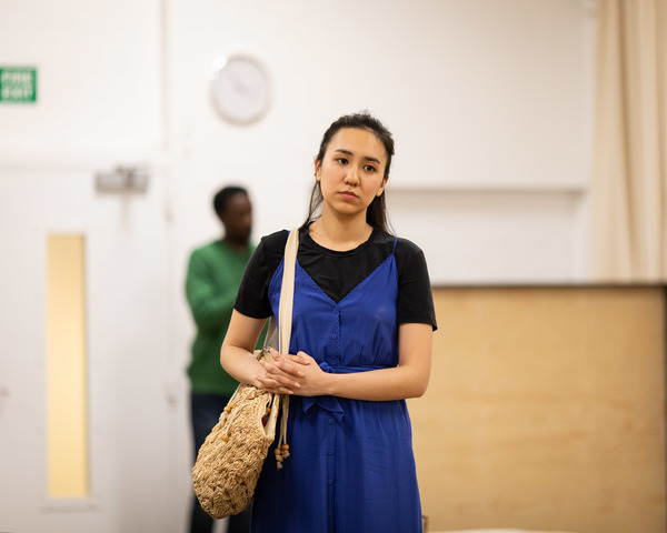 Photo Flash: In Rehearsal With John Malkovich and the Cast of BITTER WHEAT Image
